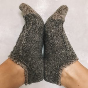 Sock pattern knitting